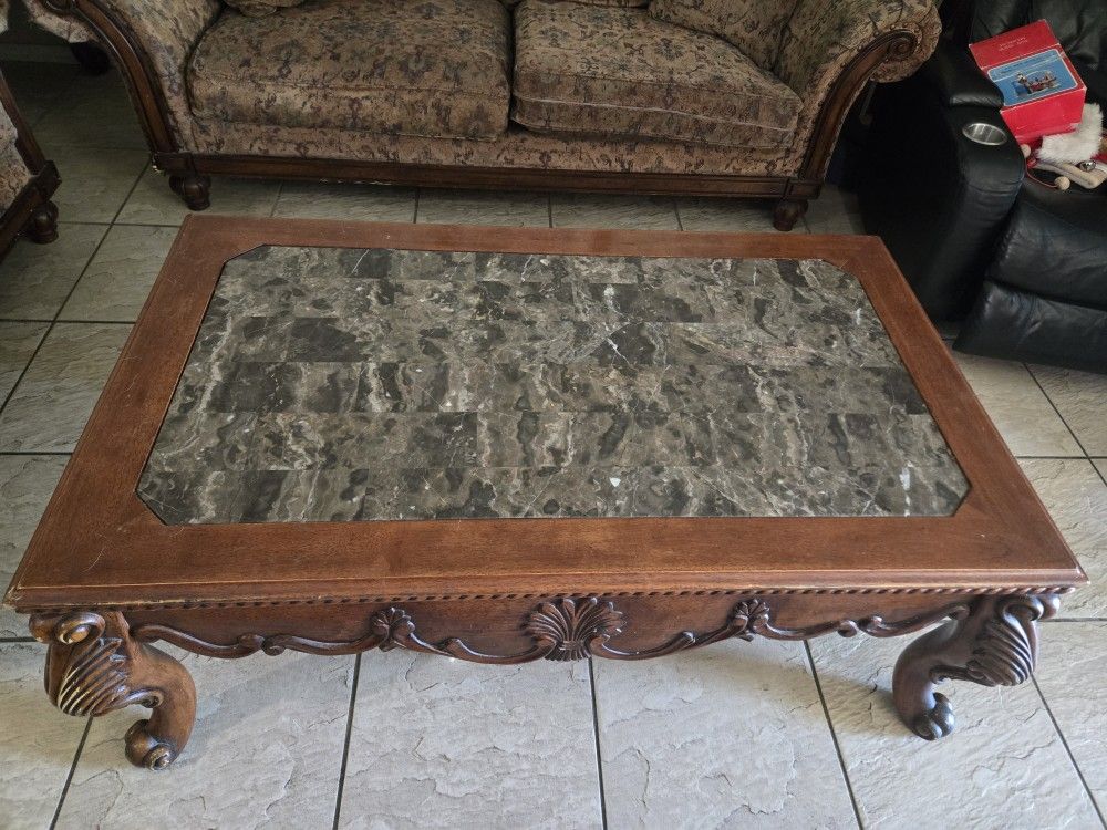 2 Sofas And Large Coffee Table