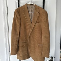 Vintage Men’s Corduroy Brown Jacket By lands End