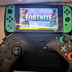 Nintendo Switch Bundle w/ Pro Controller, PowerA Controller, Pokemon Arceus, 1tb SD CARD, and shell