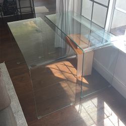 2 Glass Accent Tables 