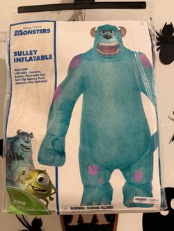 Sulley inflatable costume