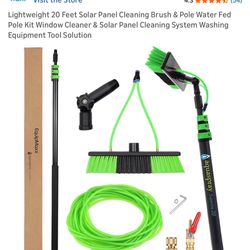 Solar Panel Cleaning Brush Kit 