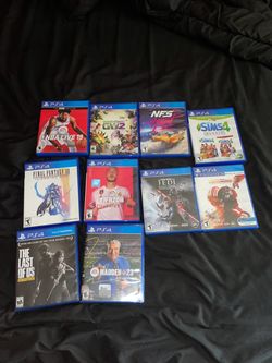 Lot of 10 PS4 Games – Sports, Star Wars, Sims & More (All Complete)