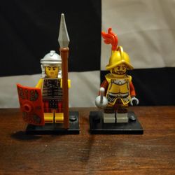 Lego Roman Solider and Conquistador minifigures
