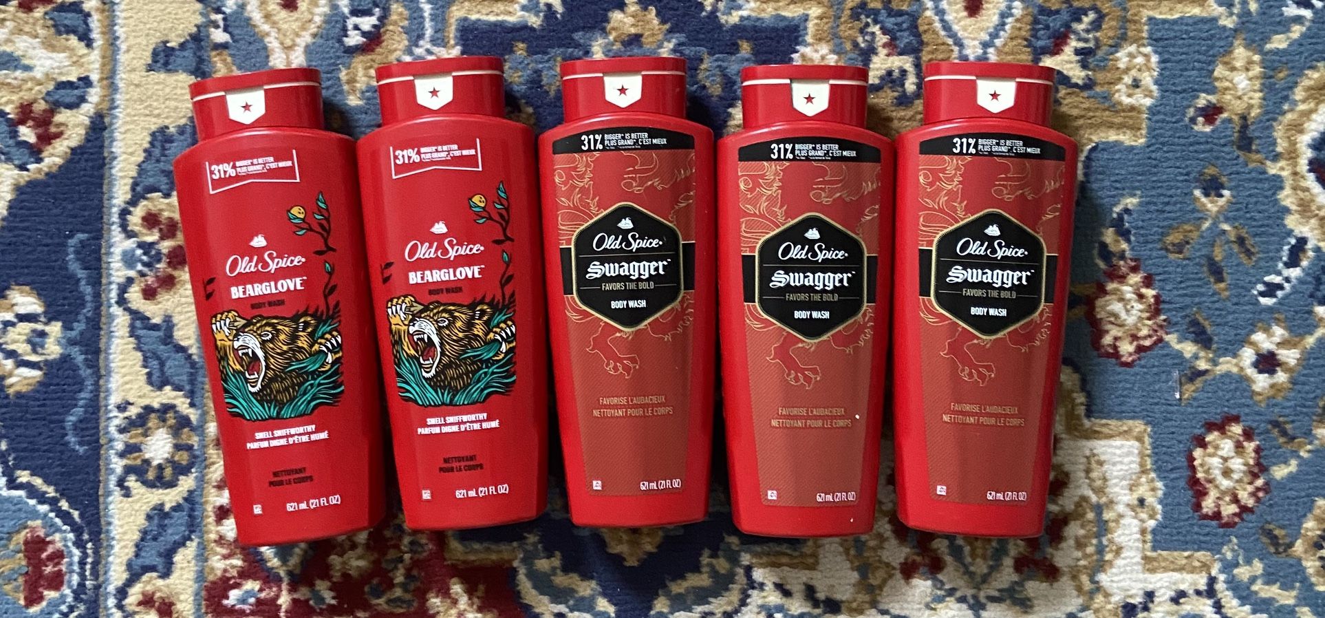 Old spice Body wash 5 Pack