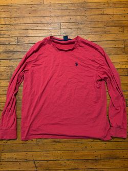 U.S. Polo Assn. Red Long Sleeve Shirt