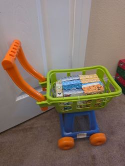 American plastic toy cart