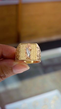 14k anillo de San Judas