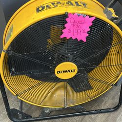 Dewalt shop fan