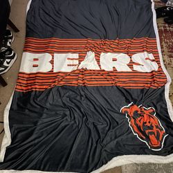 Chicago Bears Blanket. (.  5 Ft X 6 Ft )