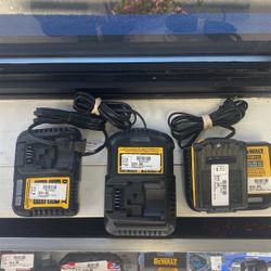Assorted Dewalt Chargers