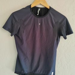Assos Clima outfit, black mens base layer shirt, short sleeves, spring, large