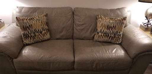 Natuzzi leather couch