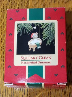 Hallmark 1988 Squeaky Clean Ornament