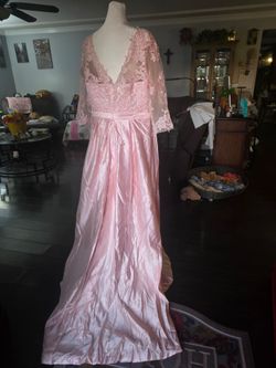 Light pink night gown dress