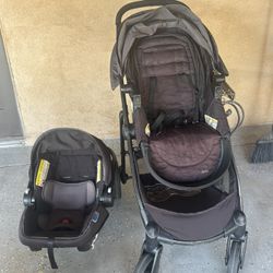 Stroller And A Car Seat