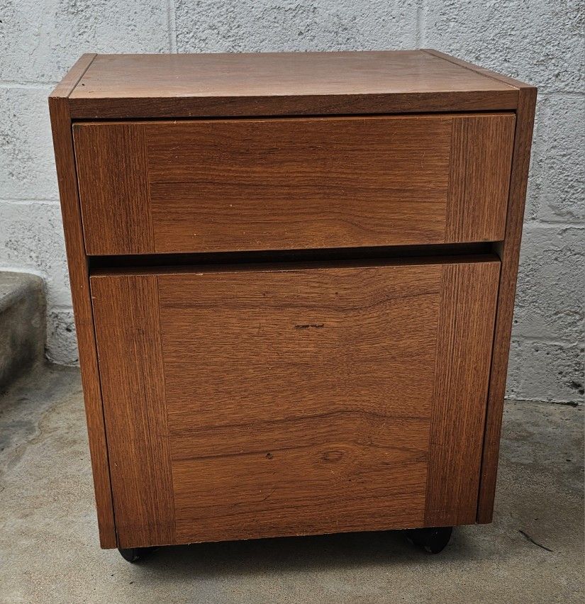 Wood Filing Cabinet 