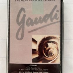 The Alan Parsons Project GAUDI 1987 Cassette Tape Arista Records Music