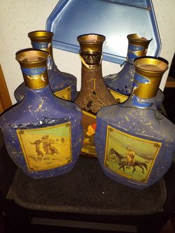 Vintage decanters