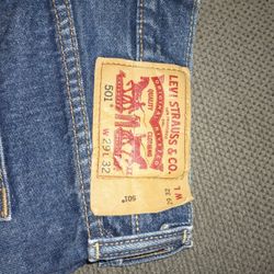501 Vintage Levis Size 29/32 Blue
