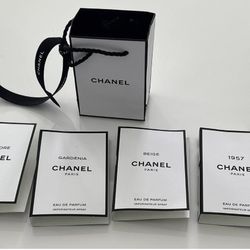CHANEL GIFT BAG (4) SAMPLES/TRAVEL read) 6ml
