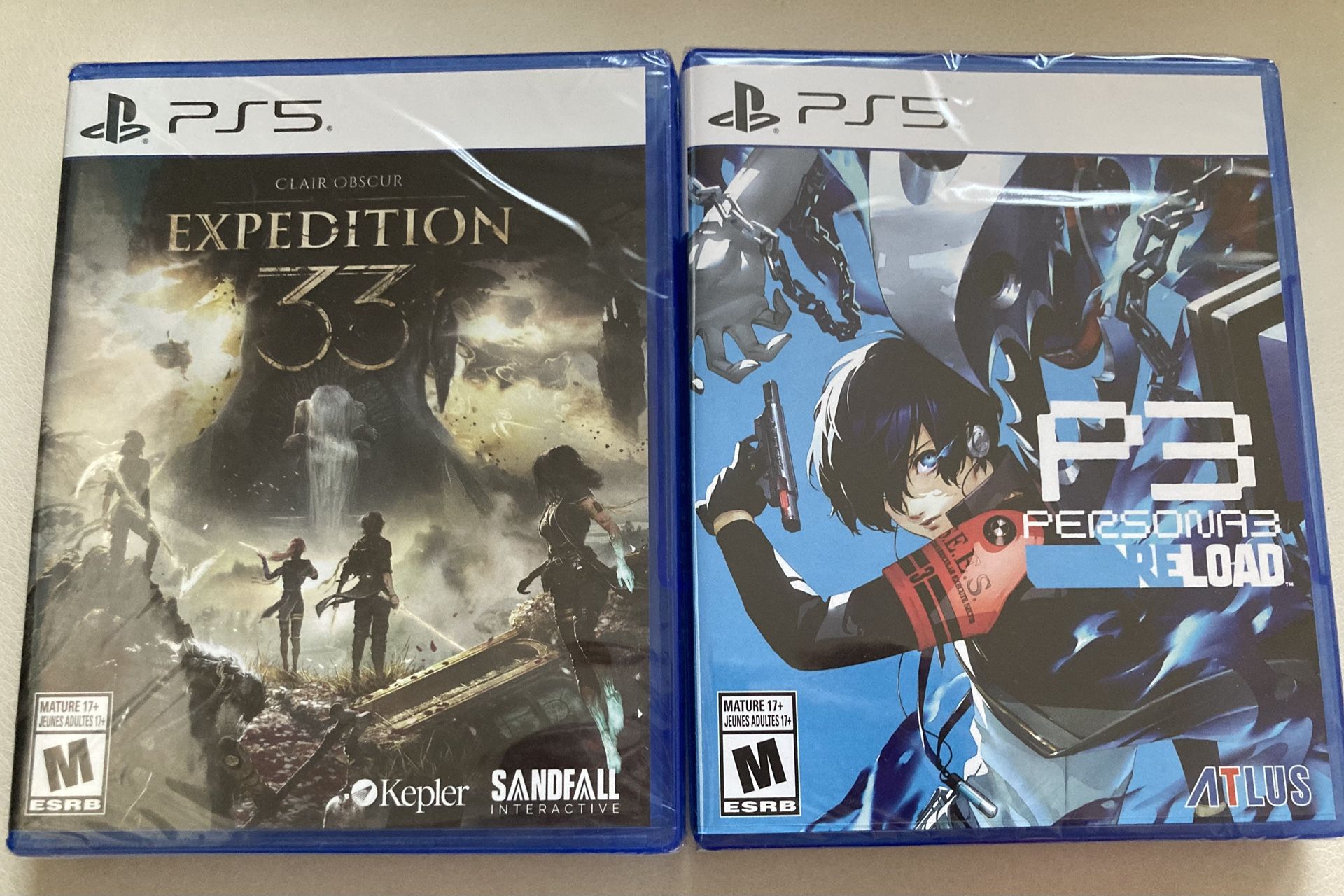 Ps5 Game Expedition 33  Clair Obscur Persona 3 Reload RPG Turn Base J Best X 5