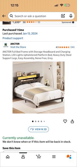 Bed frame