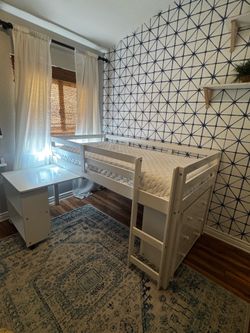 Twin loft bed