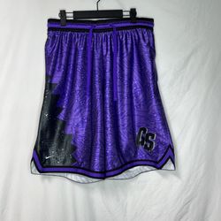 Nike LeBron James Space Jam Goon Squad Shorts Mens XL Purple Nike