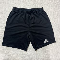 ADIDAS BLACK ATHLETIC SHORTS