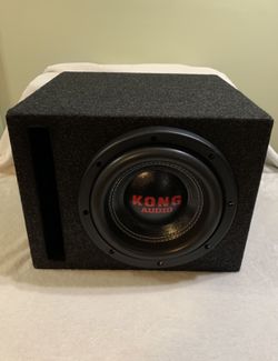 New 10” Kong Audio Subwoofer with New Ported Enclosure