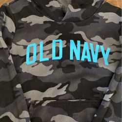 Army BLACK AND GRAY Old Navy Hoodie 5T 