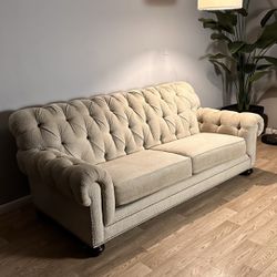 Ethan Allen Tufted Sofa *Delivery Options*