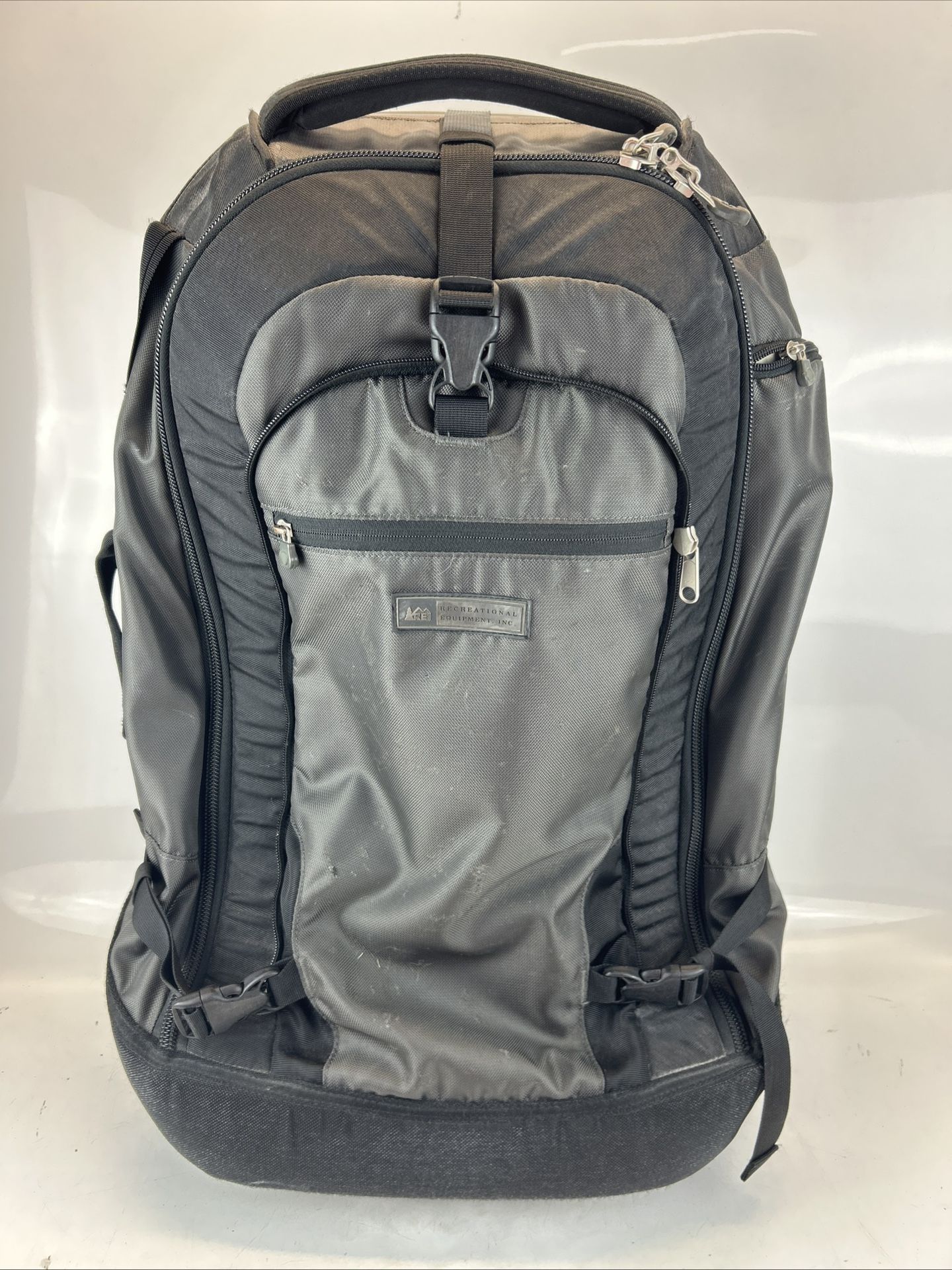 REI 27” Rolling Carry-On Duffel Backpack Black – Travel Bag, Works Great