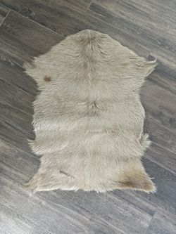 Pottery Barn Goat hide Rug