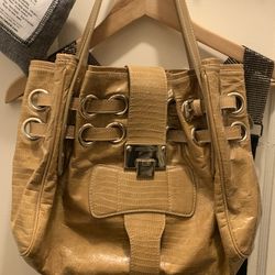 Jimmy Choo Original Golden-Yellow Leather Purse