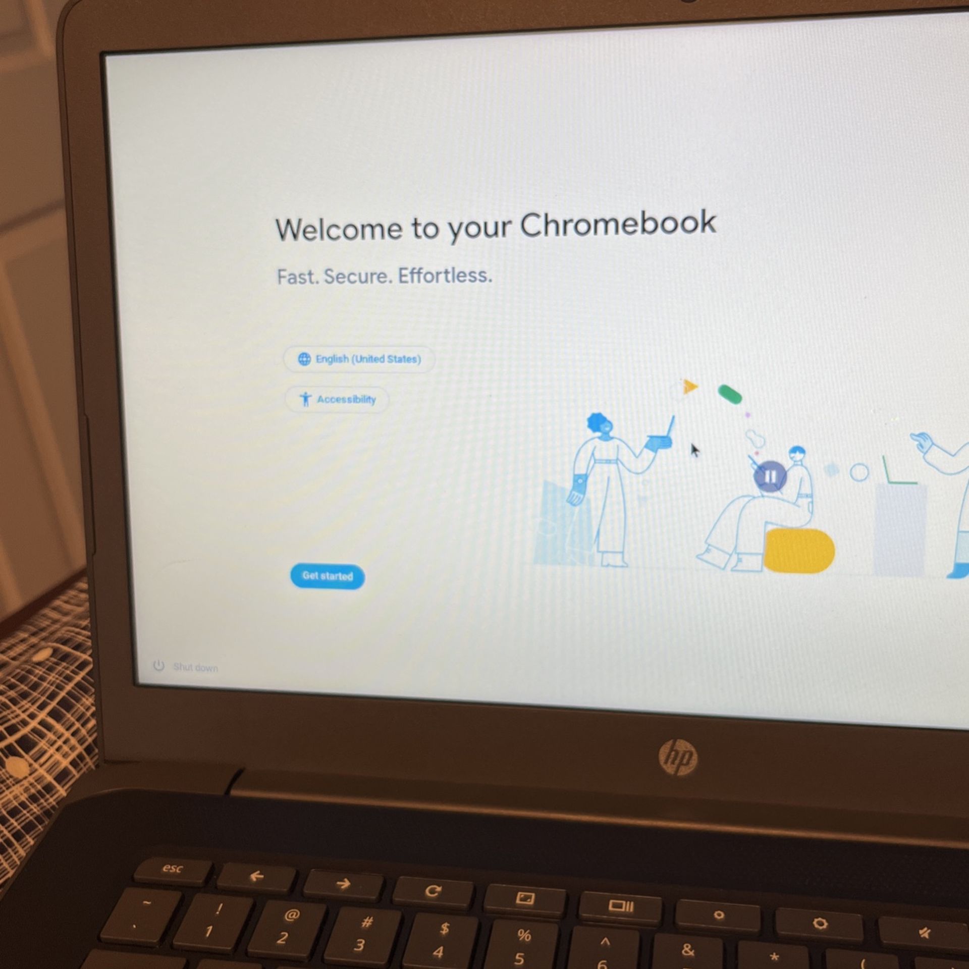 HP Chromebook 14 Inch HD Led