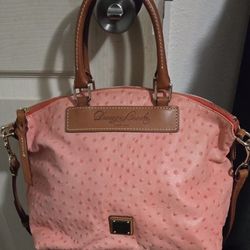 New Dooney & Bourke Ostrich Leather Satchel