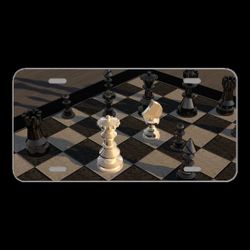 License Plate Novelty Car Front Chess Chess Game Chess Pieces Figure