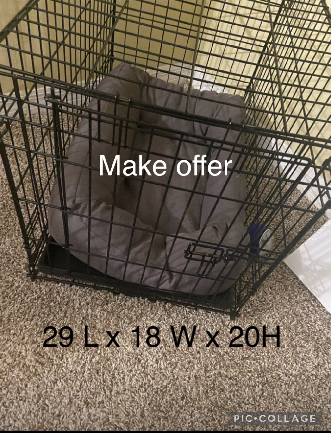 Pet Cage And Bed 