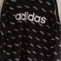 Adidas All Over Print Sweatshirt Large