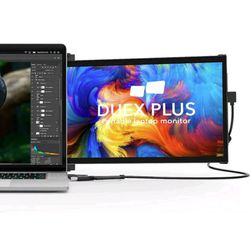 Portable Monitor for Laptops, New Mobile Pixels Duex Plus 13.3" Full HD IPS Dual Laptop Monitor, USB C/USB A Plug and Play Laptop Screen