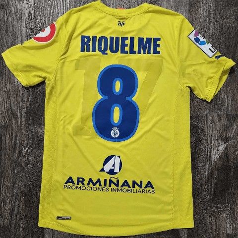 2012 Puma Home Villarreal Soccer Jersey Juan Roman Riquelme Men S
