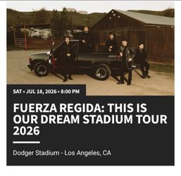 Fuerza Regida: This Is Our Dream Stadium Tour 2026