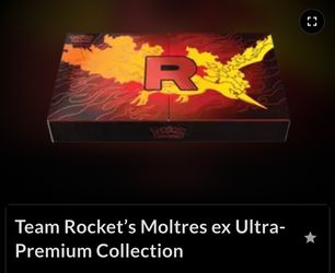 Pokemon Team Rocket's Moltres Ultra Premium Collection
