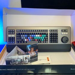 Blackmagic Design DaVinci Resolve Editor Keyboard with Resolve Software