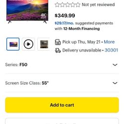 Fire TV 4k Ultra HD Still In Box 