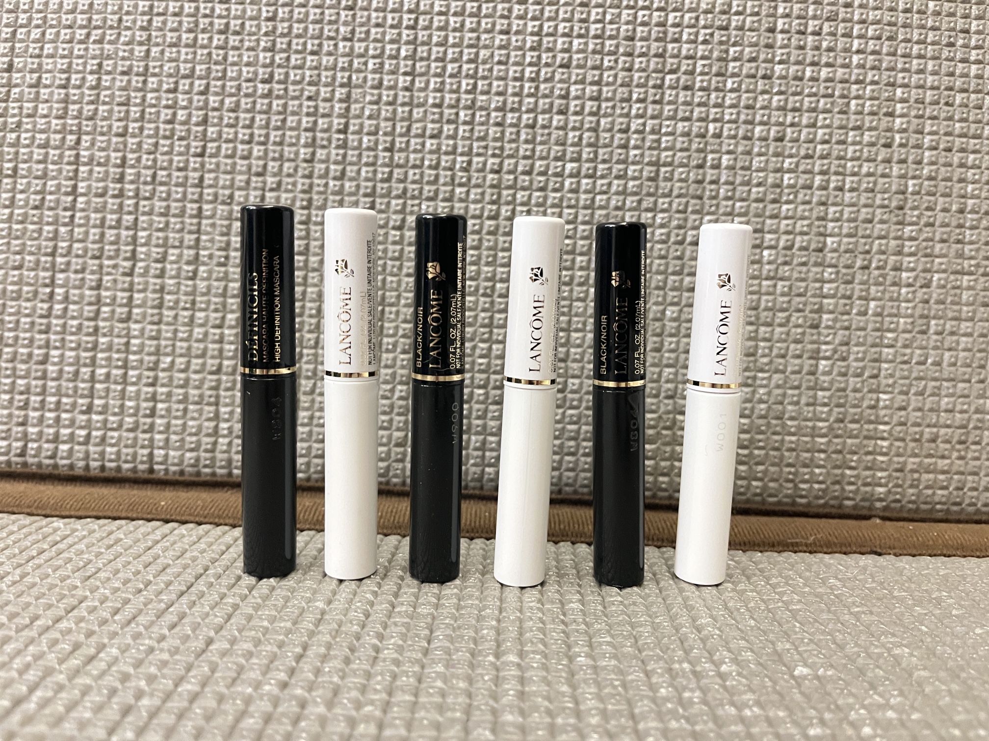 3 Lancome Definicils Mascara + 3 Cils Booster XL Base Travel Size