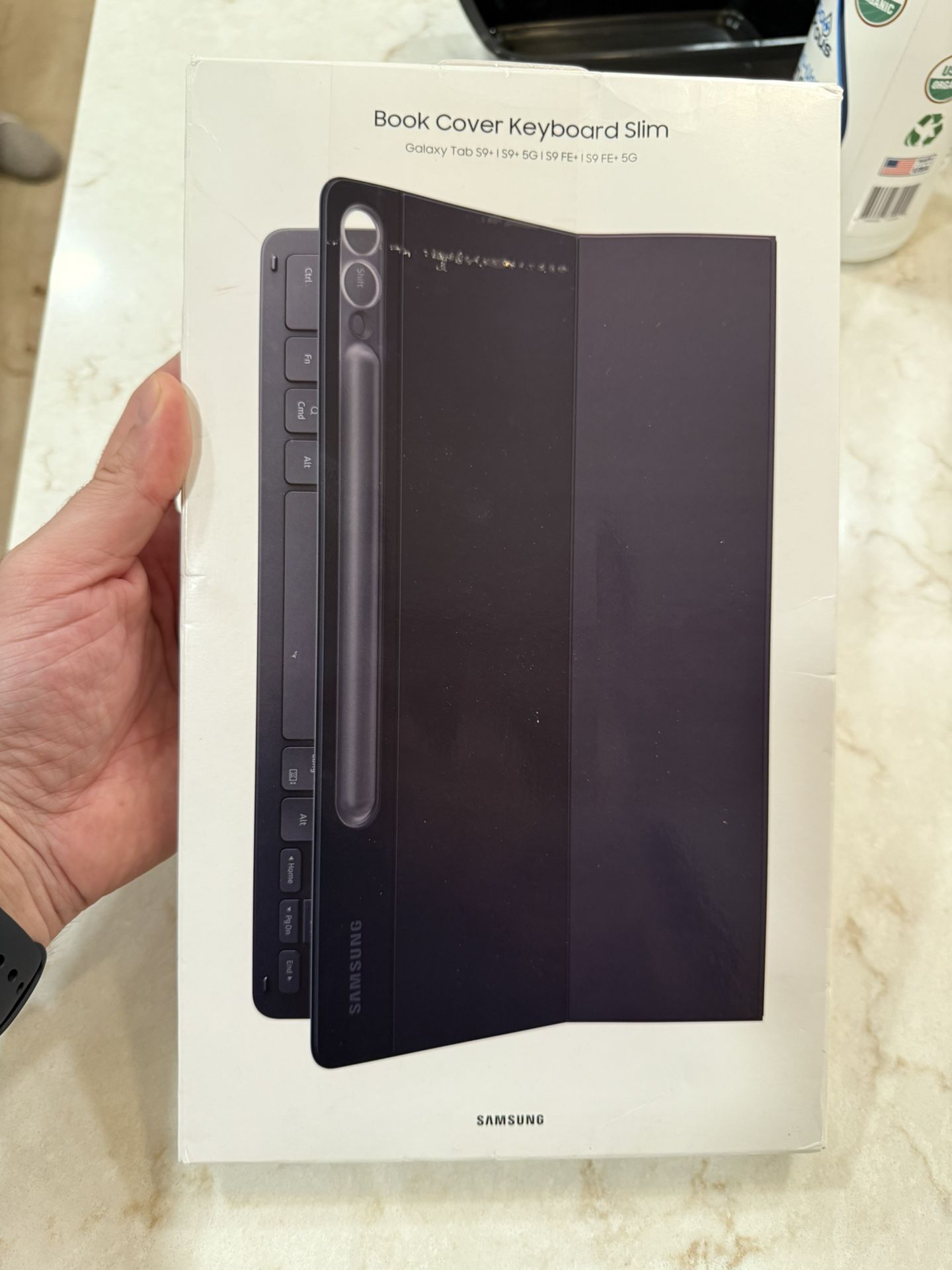 Samsung Galaxy Tab S9+/S10+ Book Cover Keyboard Slim Excellent Condition