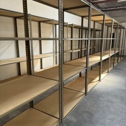 Industrial Quality Warehouse Storage Rack Shelves 48 in W x 30 in D Boltless Shelving Similar To Uline Delivery Available 